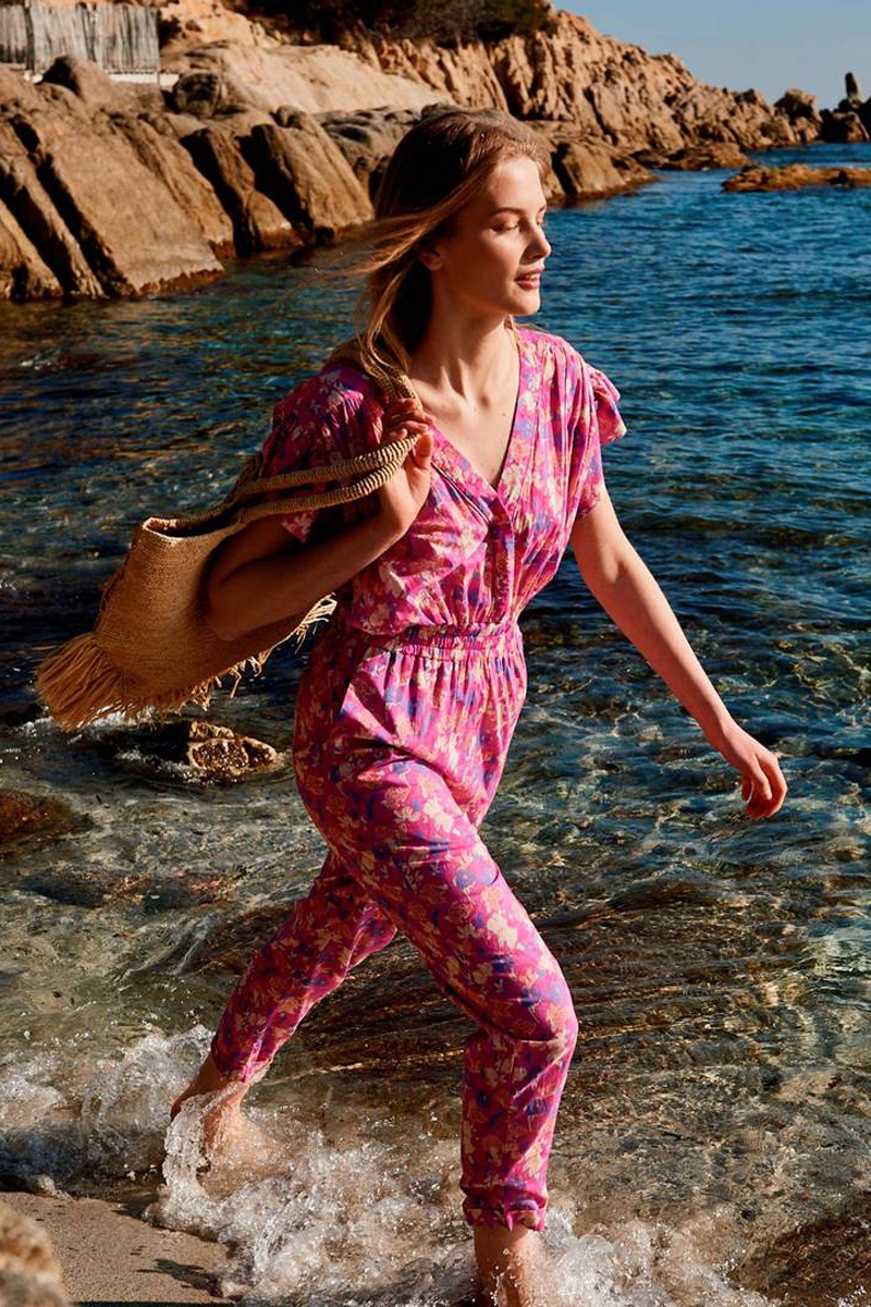 Combinaison Fuchsia et violet