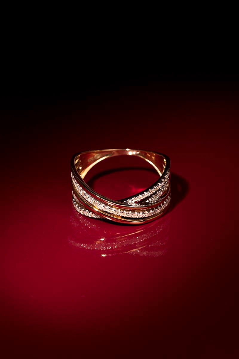 Bague Lampang Or jaune et diamants