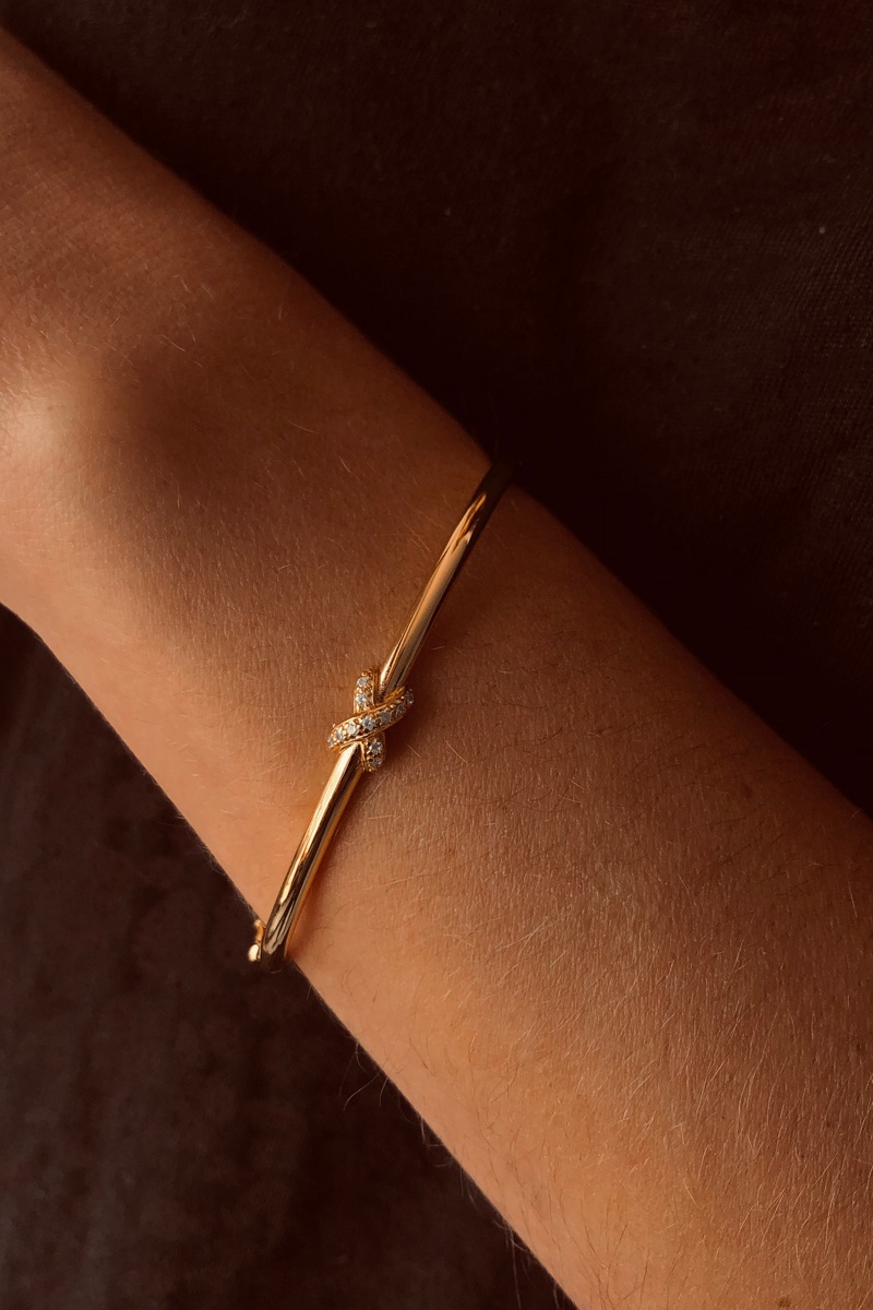 Jonc Argent plaqué or jaune