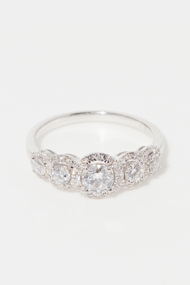 Bague Gabriela Or blanc et diamants