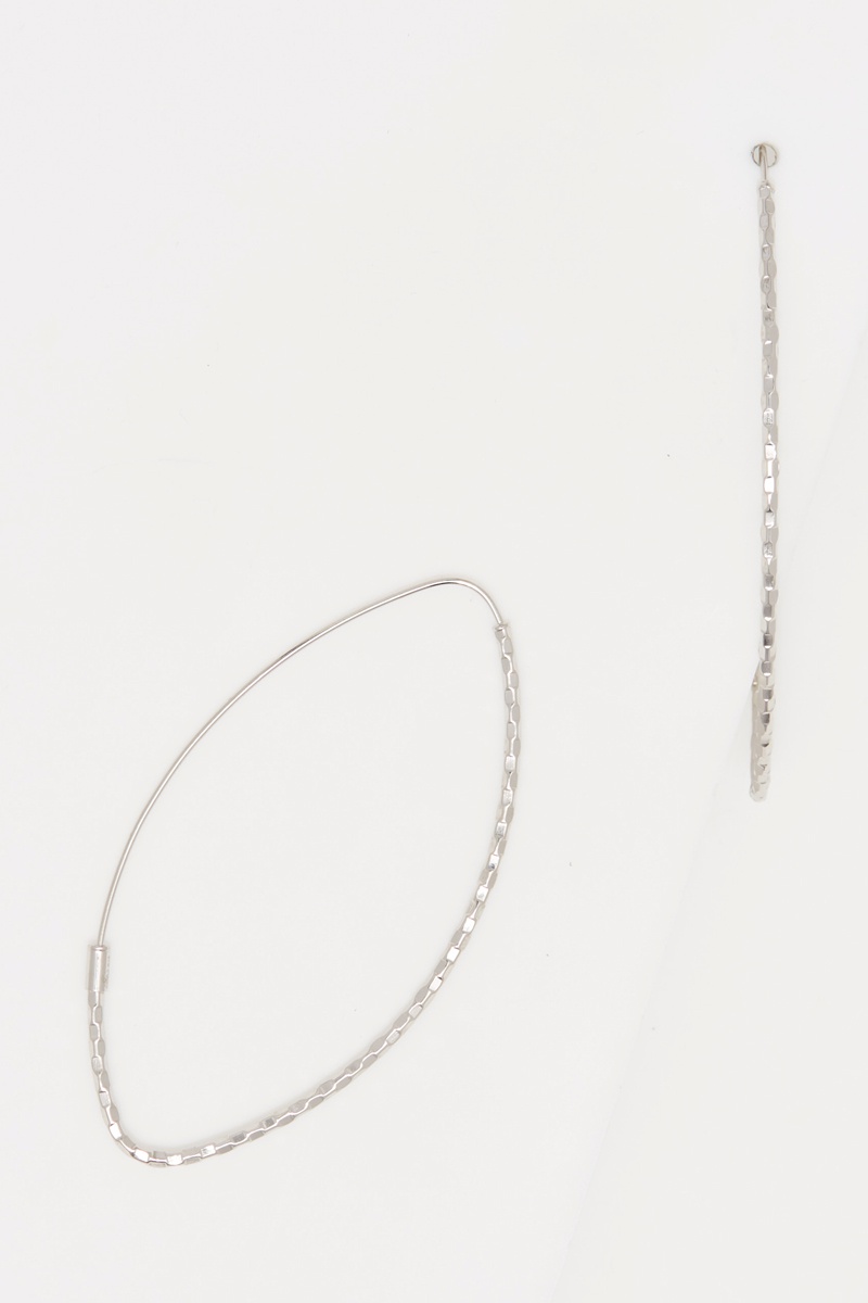 Créoles Goutte Or blanc