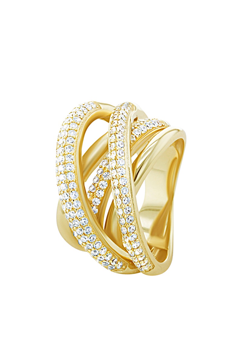 Bague Argent plaqué or jaune