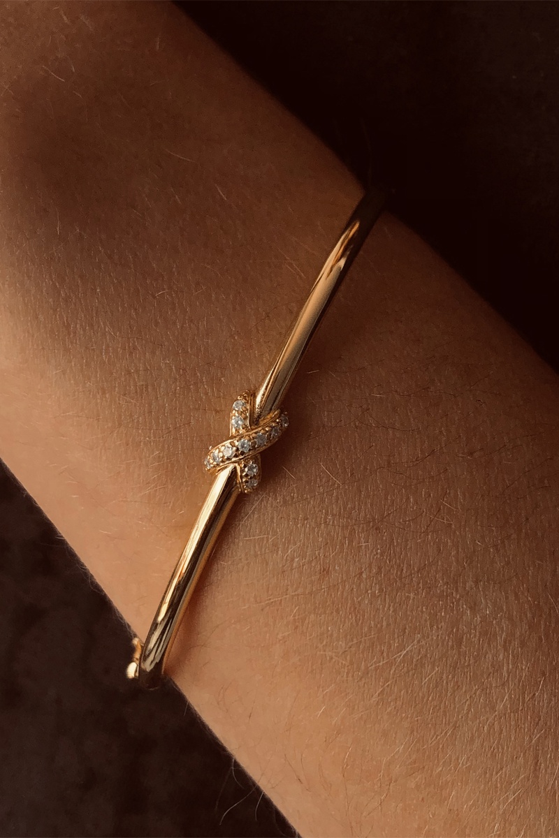 Jonc Argent plaqué or jaune