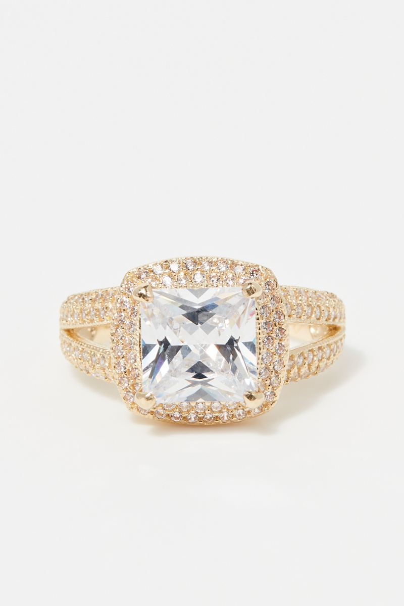 Bague Carré d'amour Or jaune