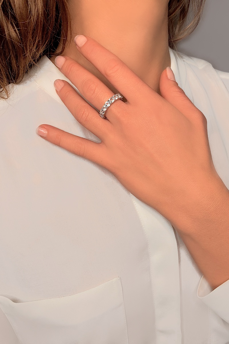 Bague Argent et quartz