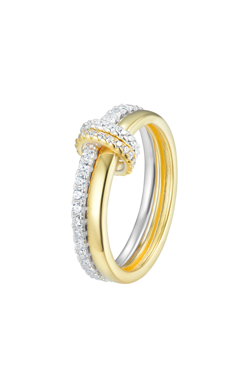 Bague Argent plaqué or jaune