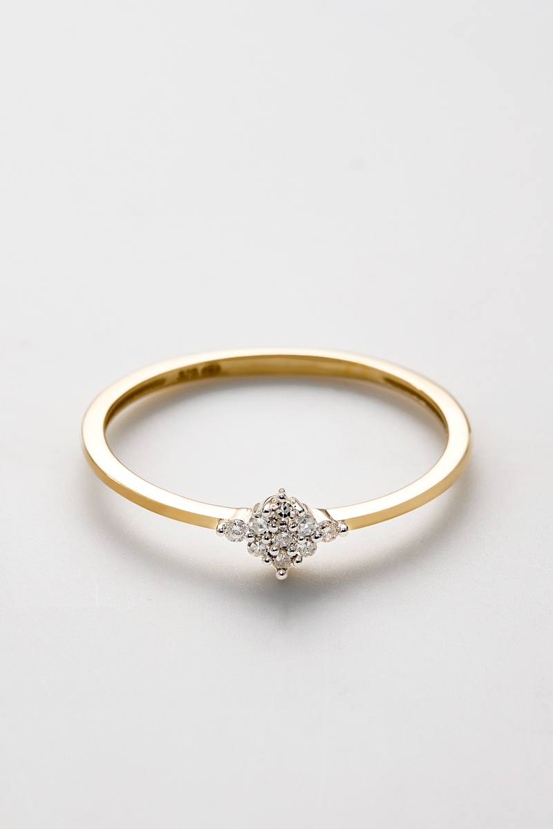 Bague Alma Or jaune et diamants