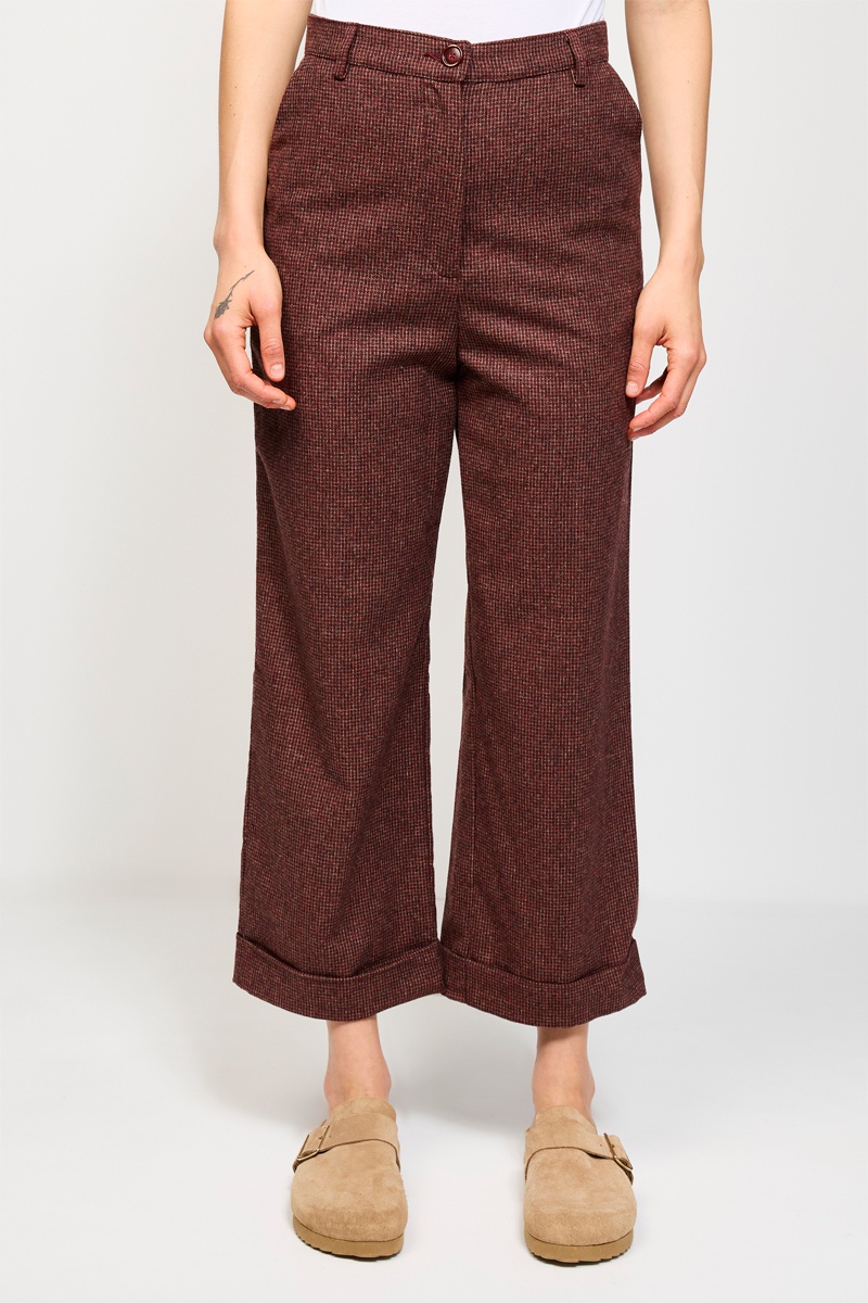 Pantalon 7/8 - Marron