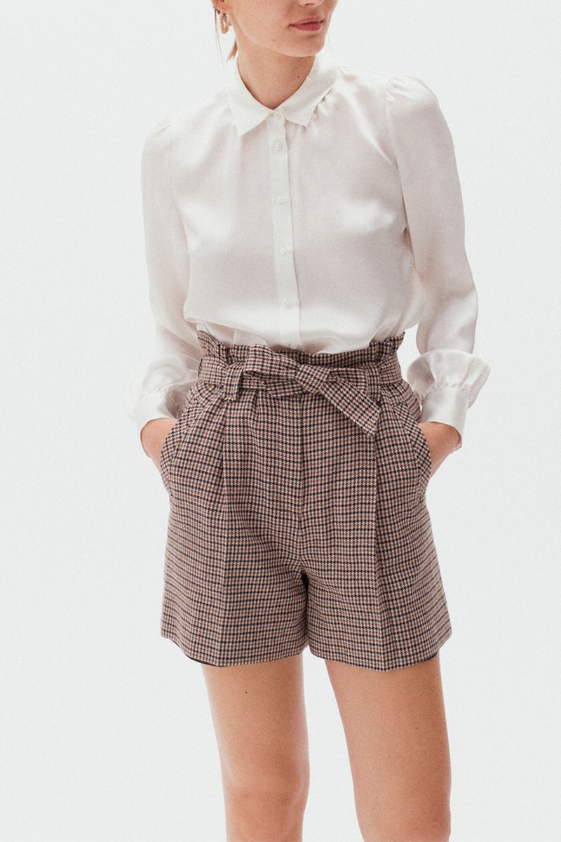 Short taille haute Charly Beige