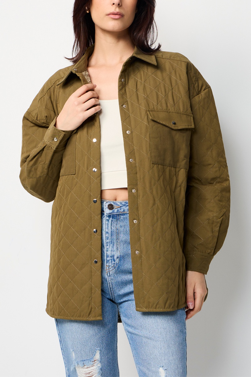 Veste matelassée Kaki