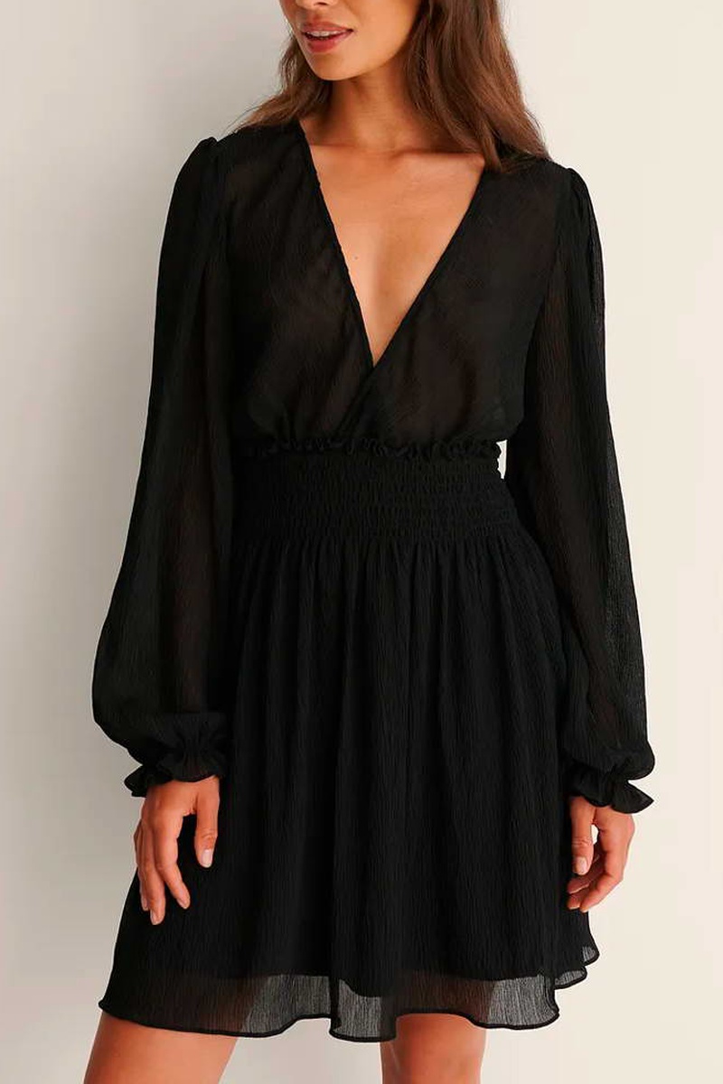 Robe patineuse Noir