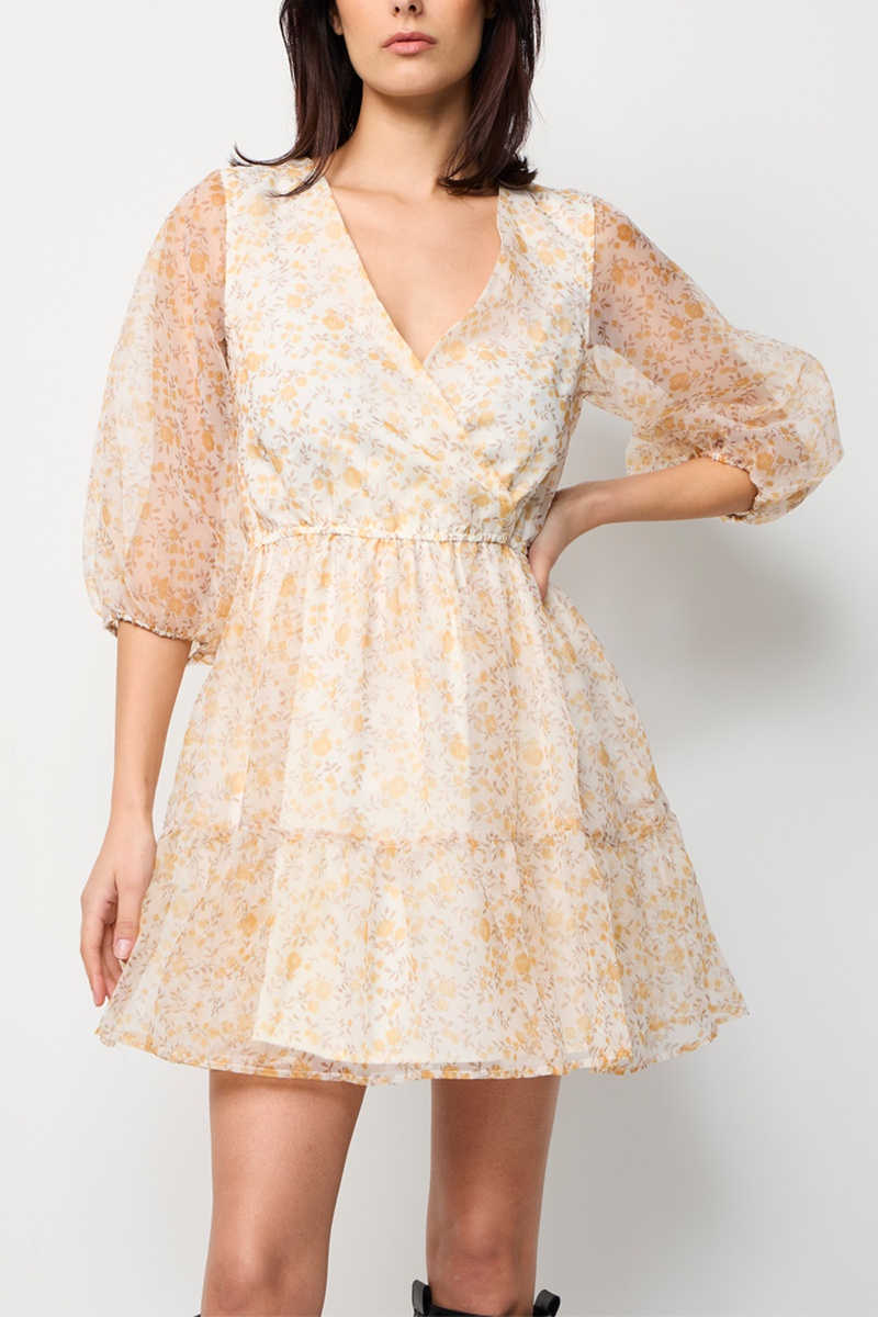 Robe patineuse Orange