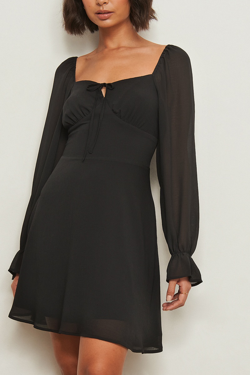 Robe patineuse Noir