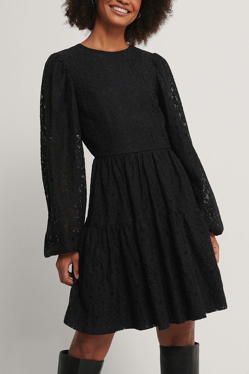 Robe patineuse Noir