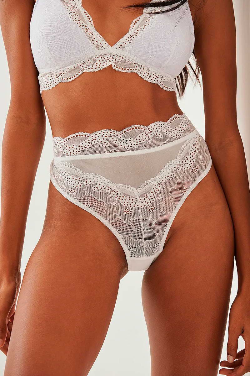 Culotte taille haute Blanc