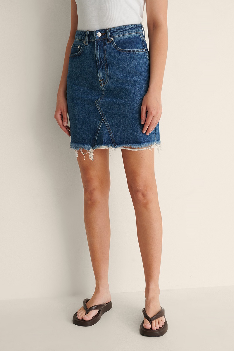 Minijupe en jean Brut