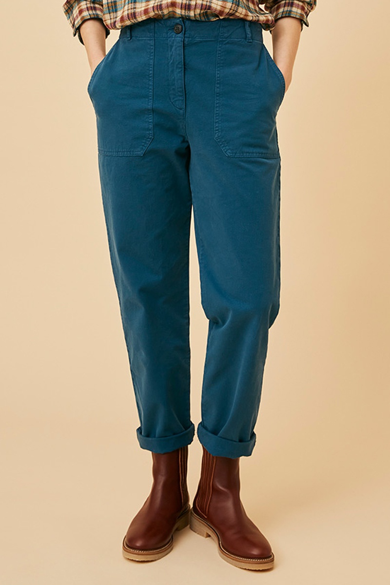 Pantalon Simon - Bleu canard