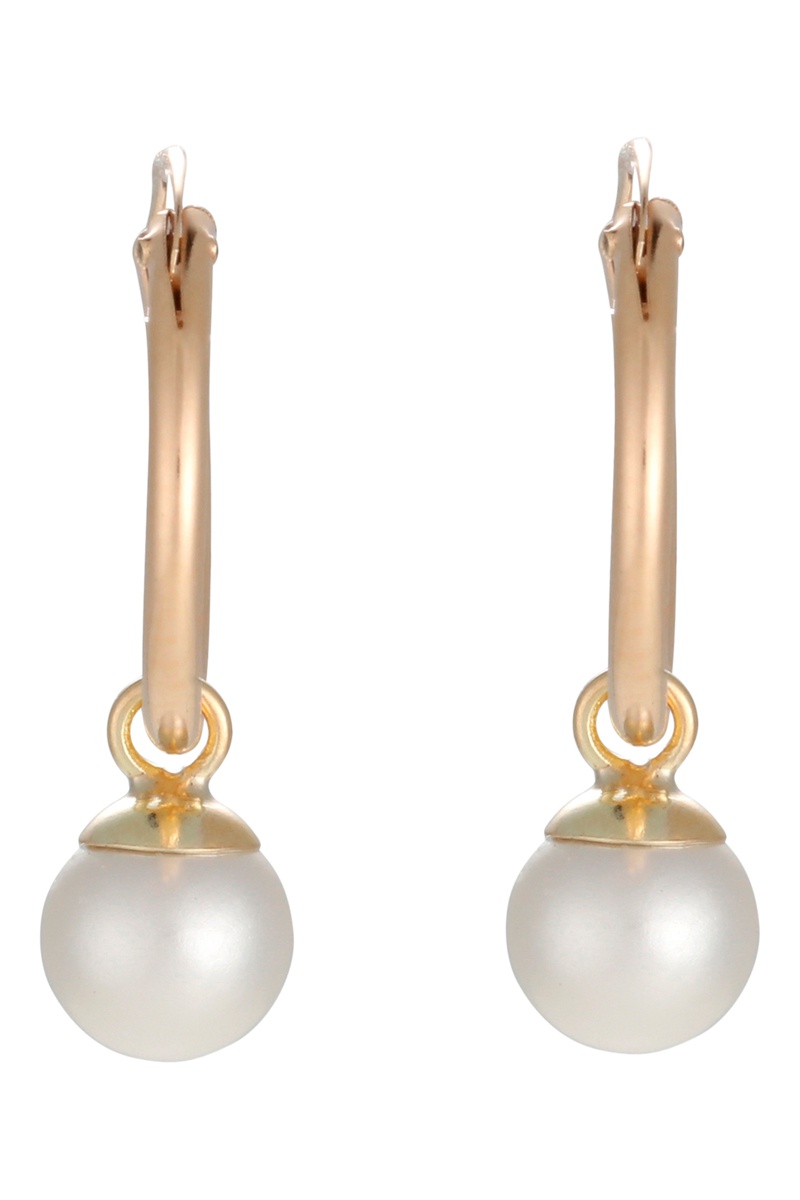 Créoles Isla Perla Or jaune et perles de culture