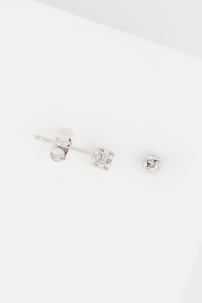 Puces Or blanc et diamants