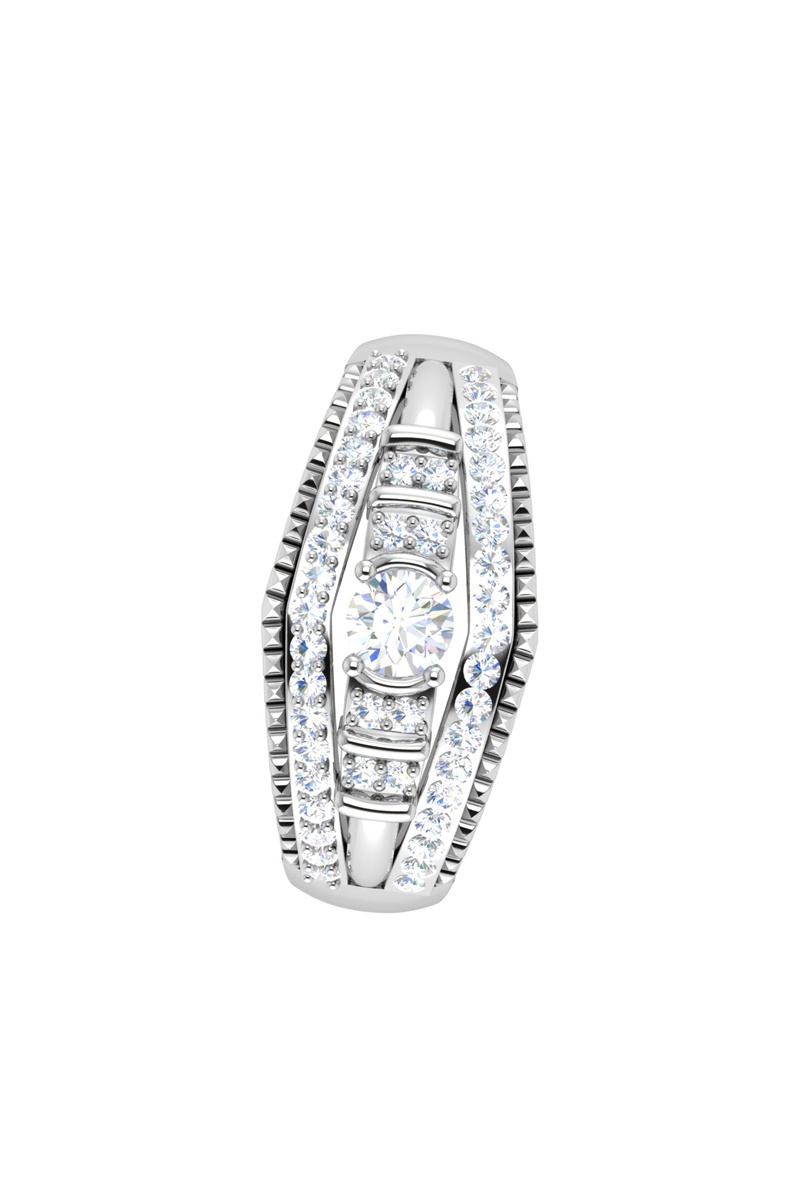 Bague Prestige Or blanc et diamants
