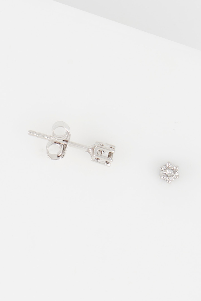 Puces Or blanc et diamants