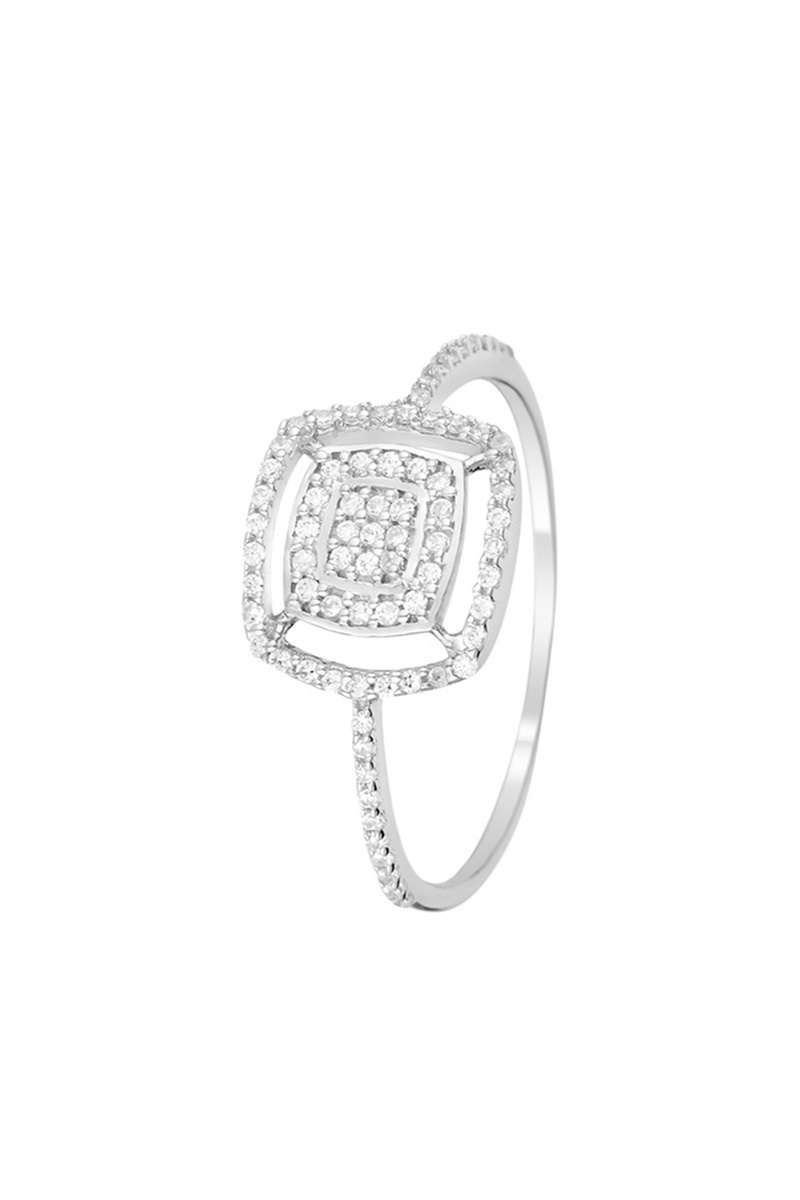 Bague Or blanc et diamants