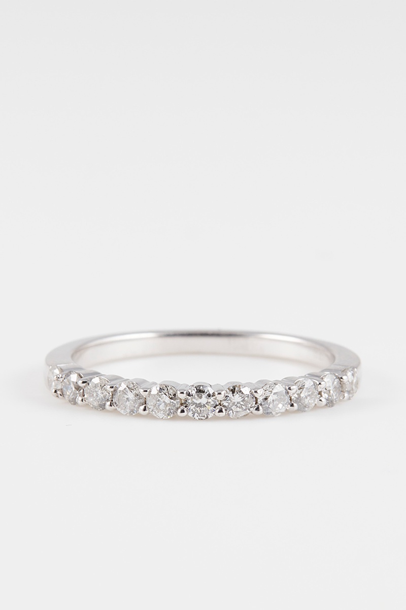 Bague Or blanc et diamants 