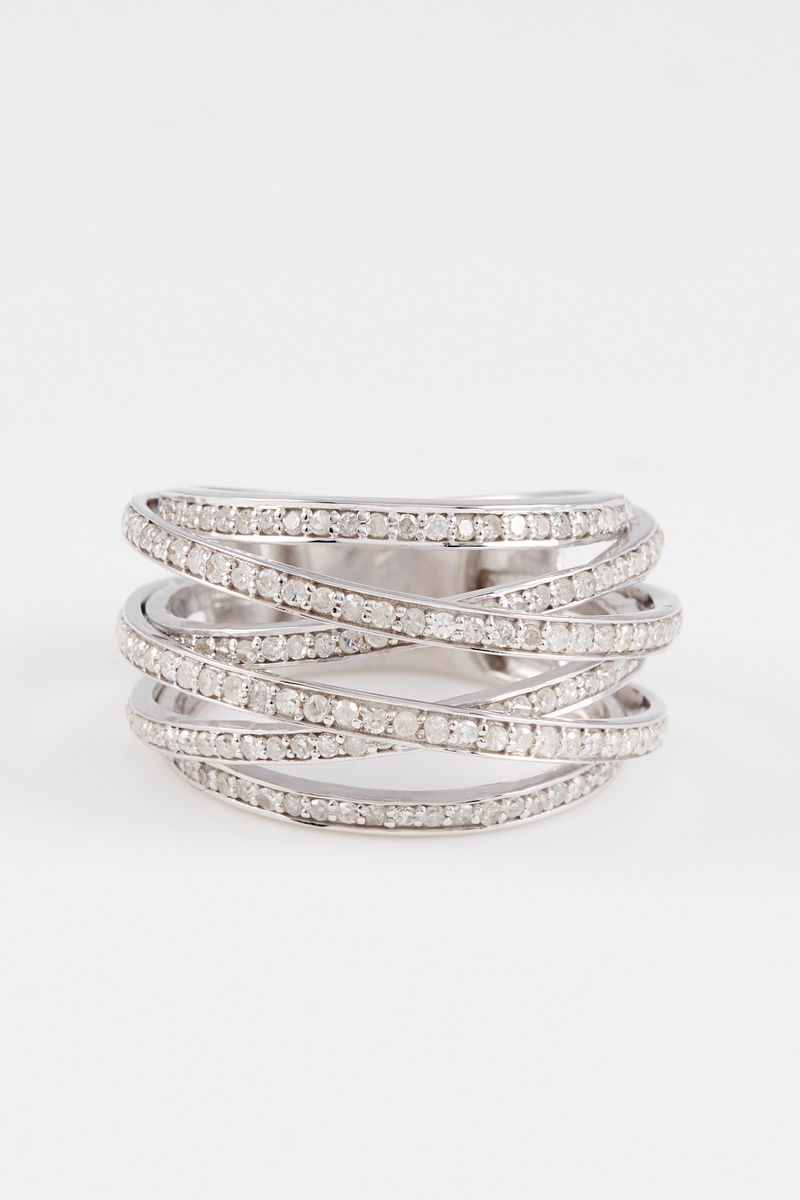 Bague Or blanc et diamants