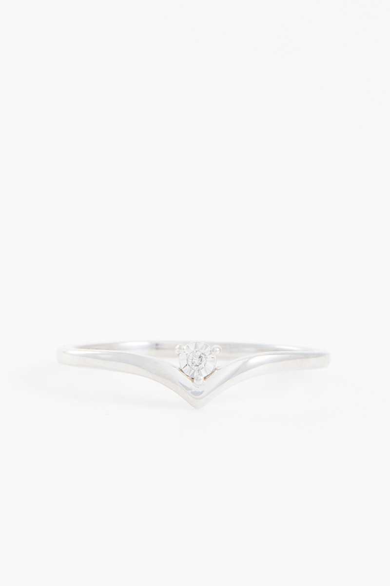 Bague Or blanc et diamant