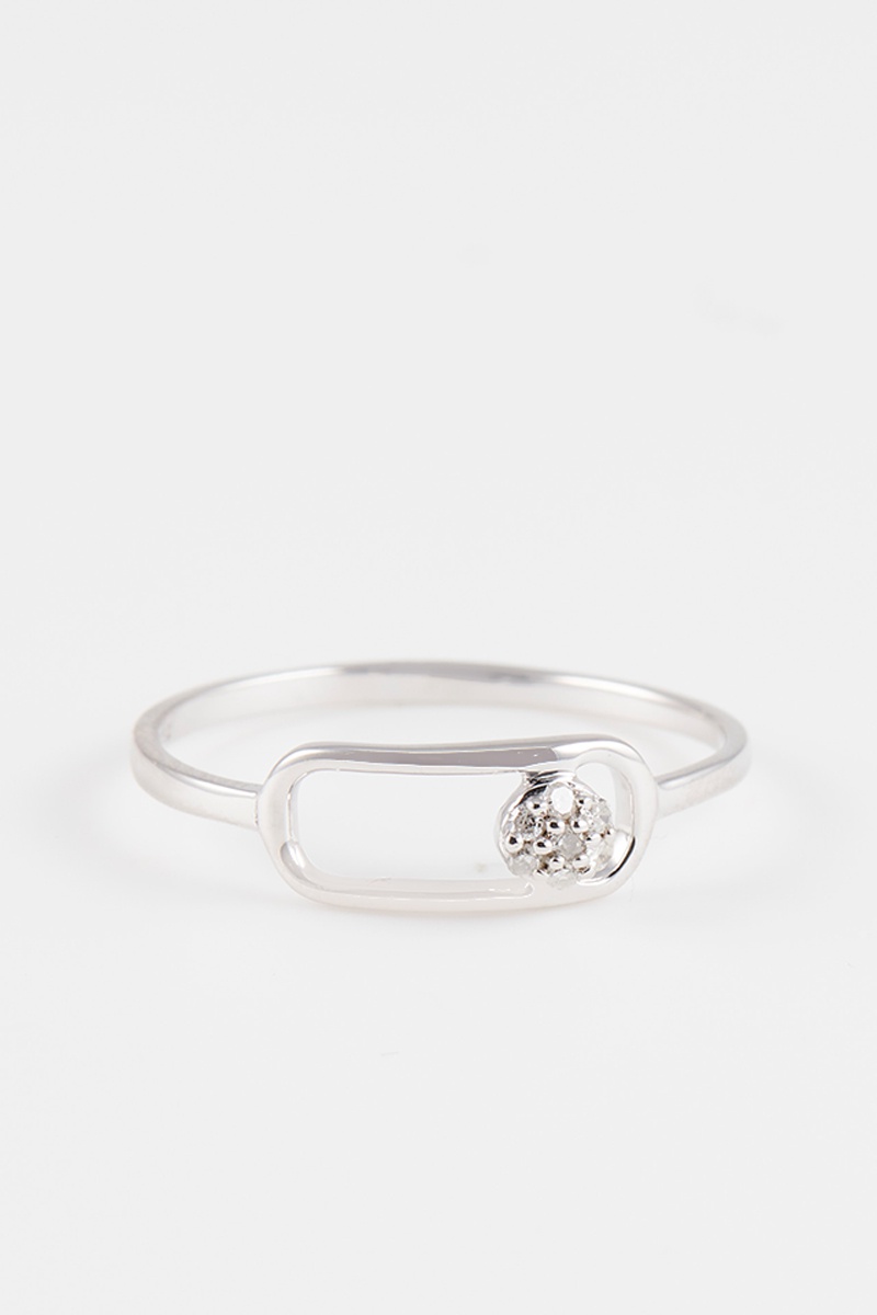 Bague Or blanc et diamants
