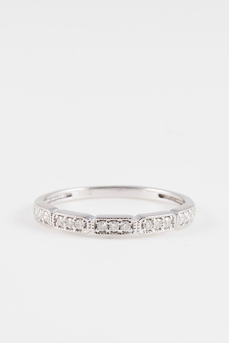 Bague Or blanc et diamants