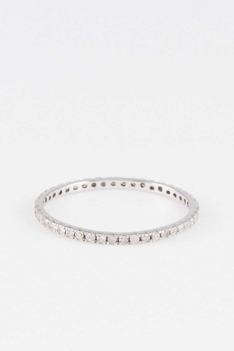 Alliance Or blanc et diamants