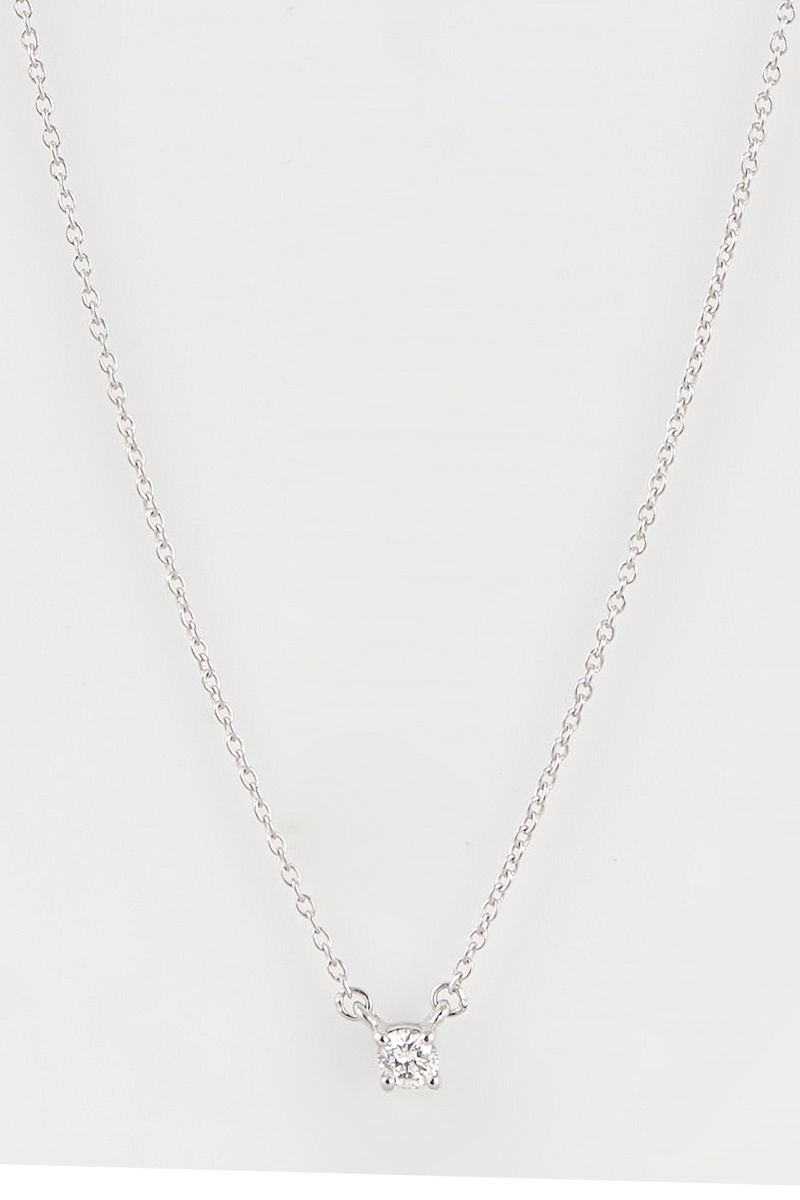 Collier Or blanc et diamant