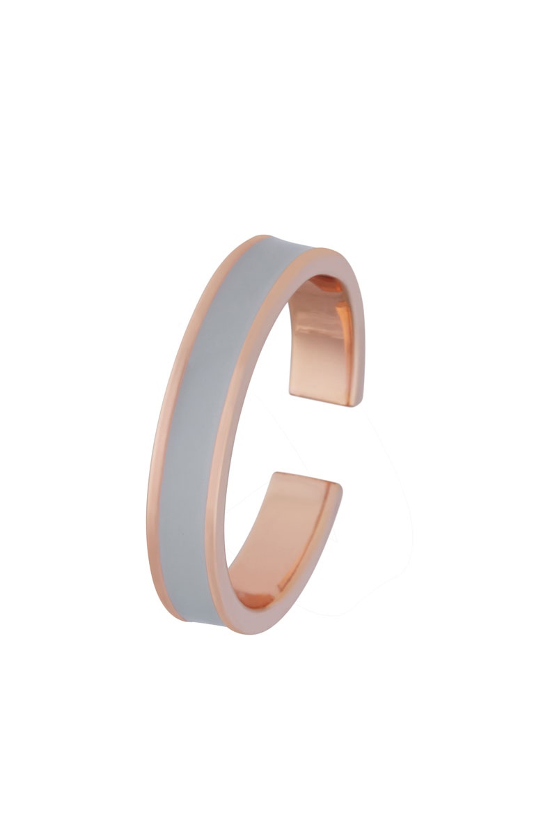 Bague dorée à l'or fin rose Odissi