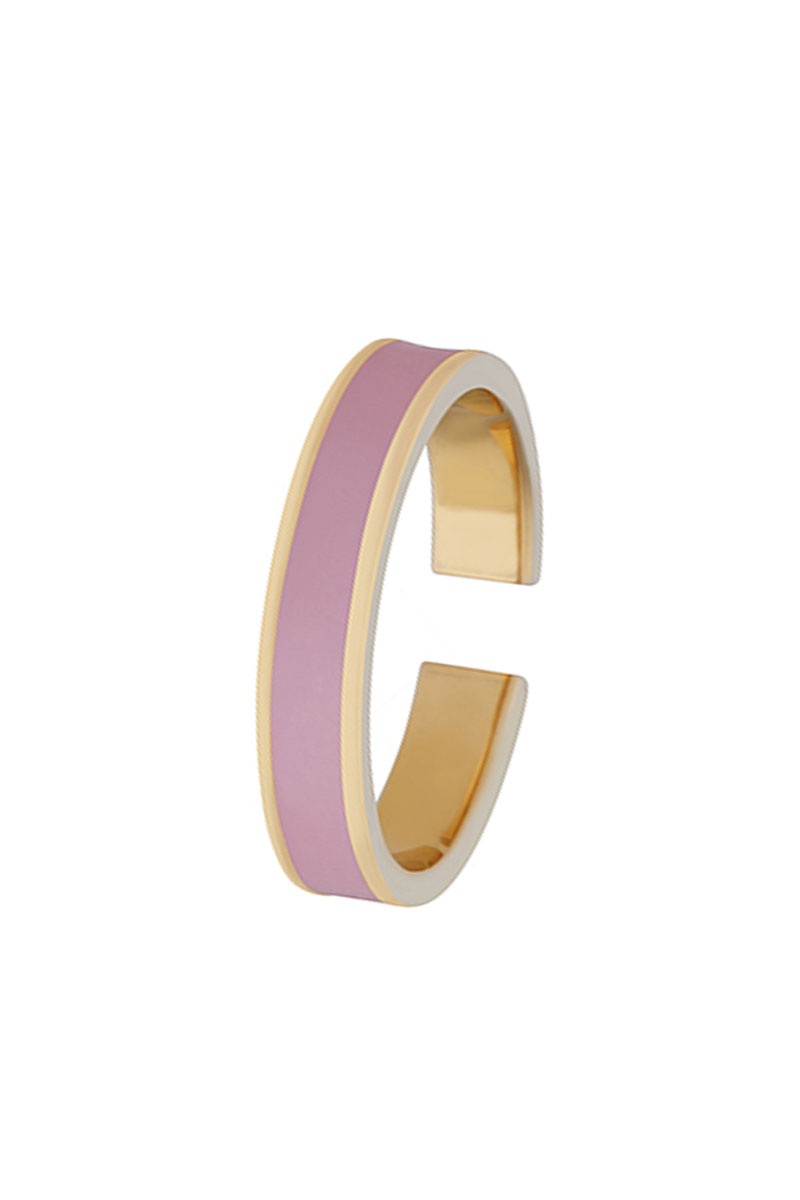 Bague dorée à l'or fin jaune Odissi