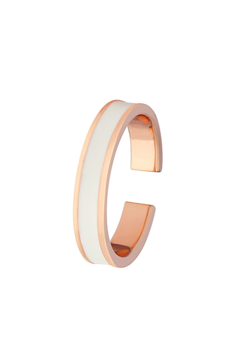 Bague dorée à l'or fin rose Odissi