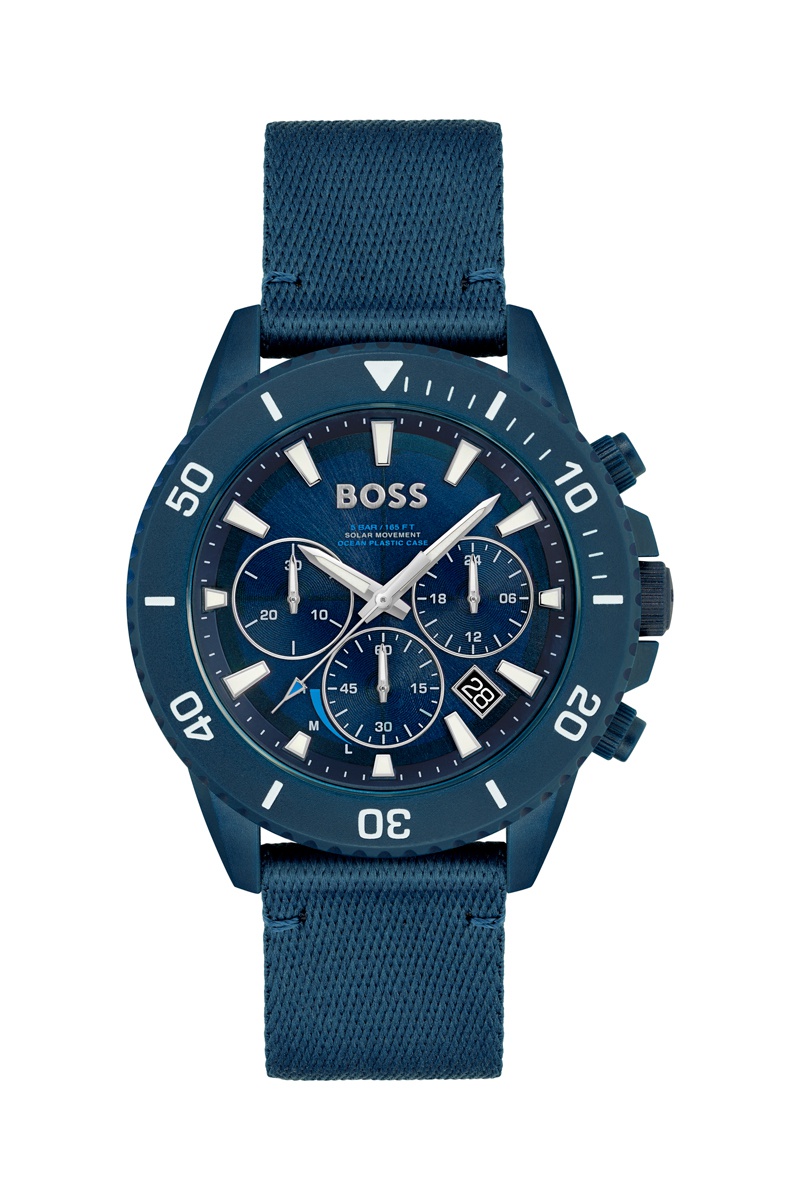Montre à quartz - Chronographe - Bleu marine