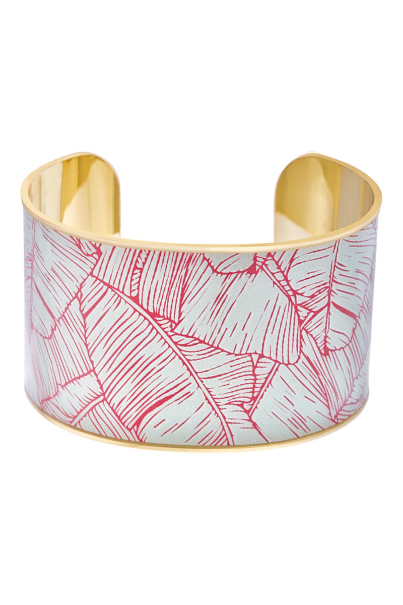 Manchette dorée à l'or fin jaune Luyia