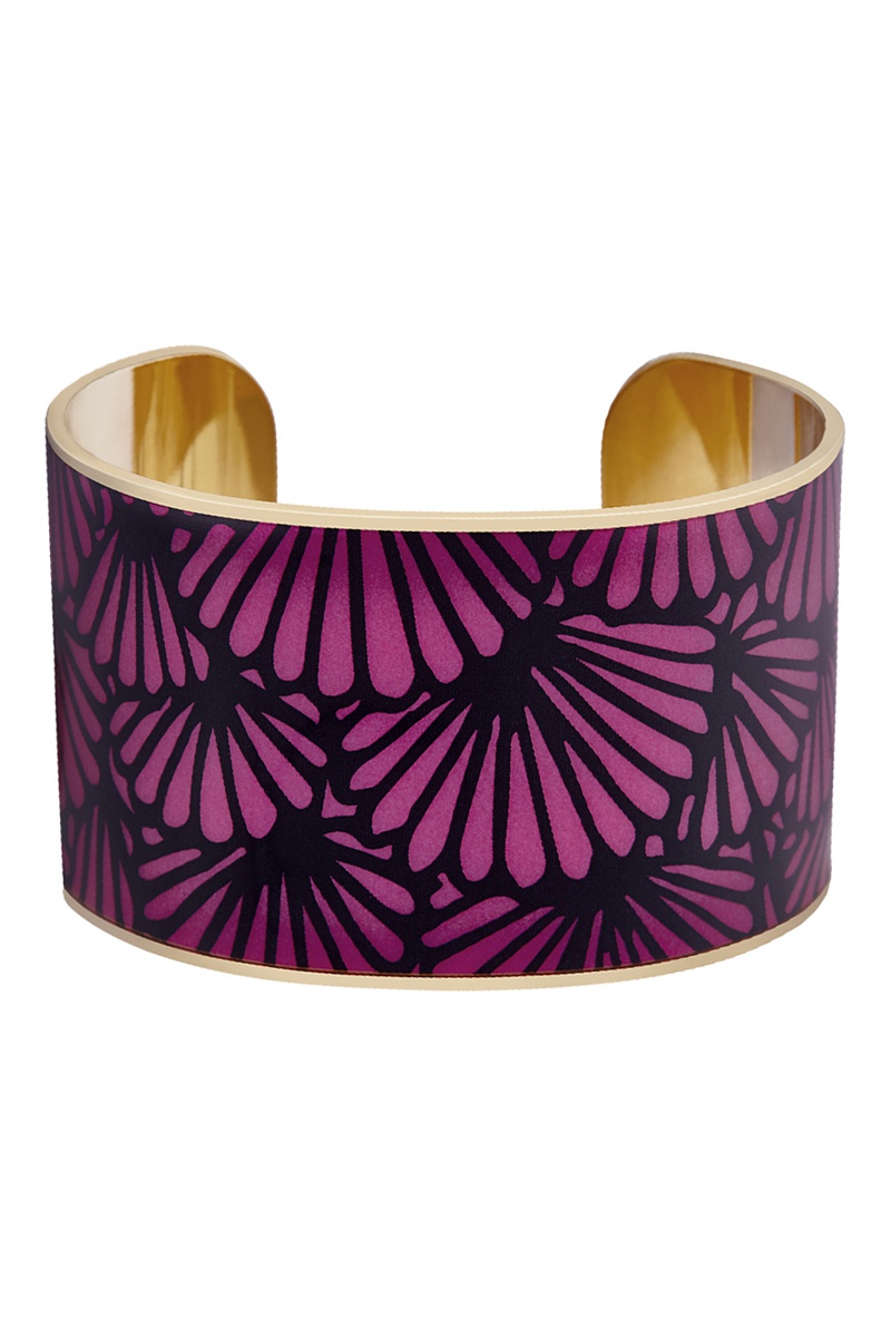 Manchette dorée à l'or fin jaune Luyia