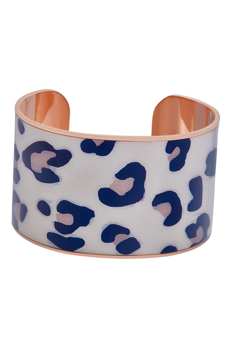 Manchette dorée à l'or fin rose Luyia