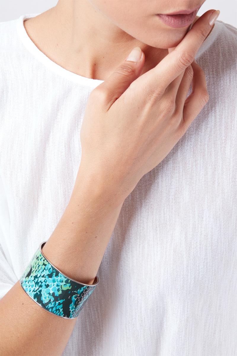 Manchette Plaqué argent - Luyia