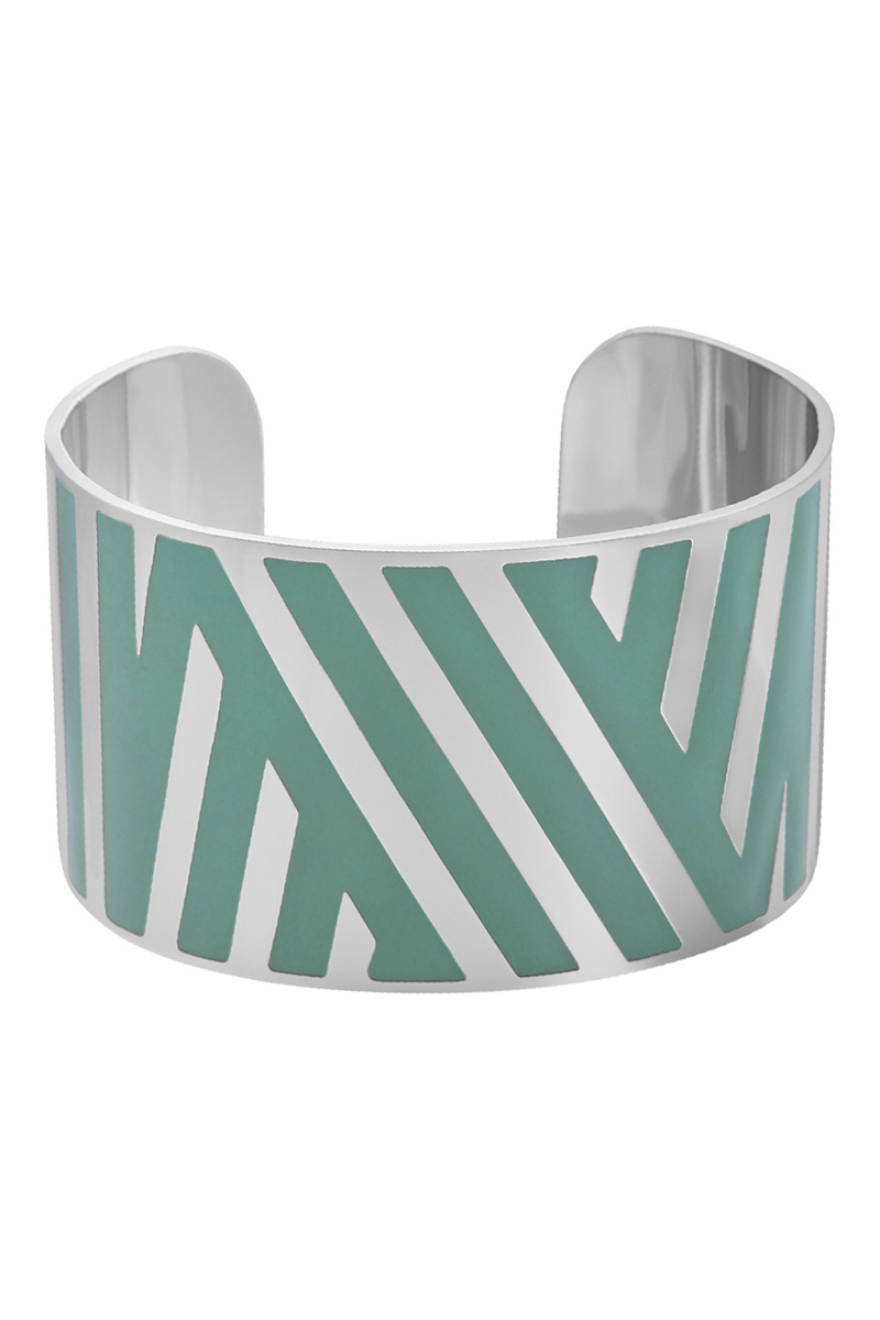 Manchette Plaqué argent - Luyia