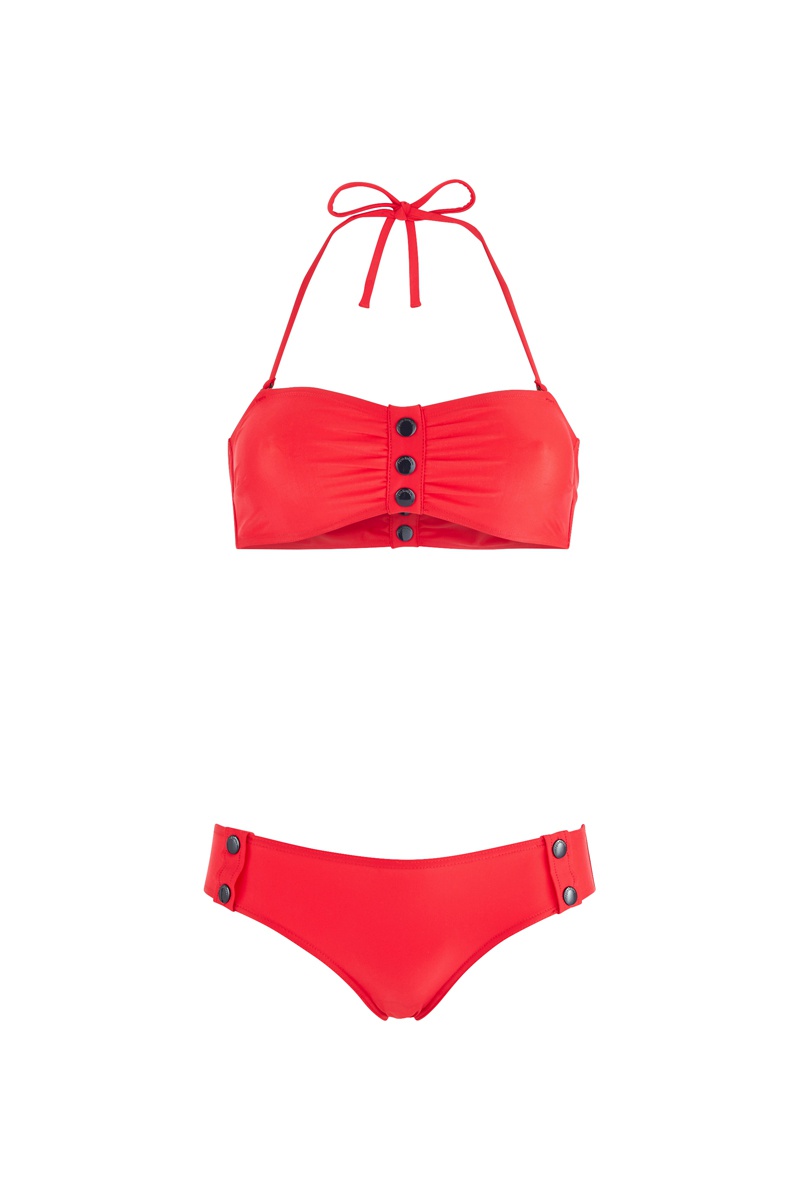 Maillot 2 pièces Rouge