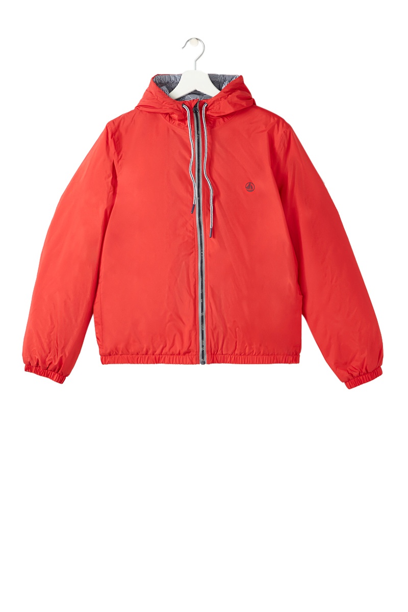 Coupe-vent à capuche Orange