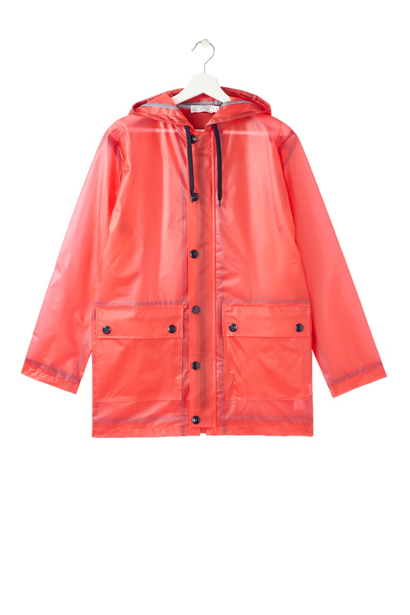Coupe-vent à capuche Corail