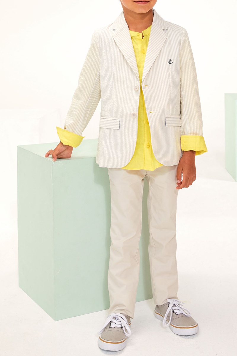 Veste Beige et écru