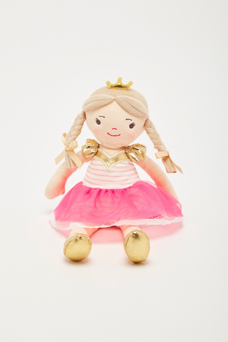 Poupée princesse Rose et beige