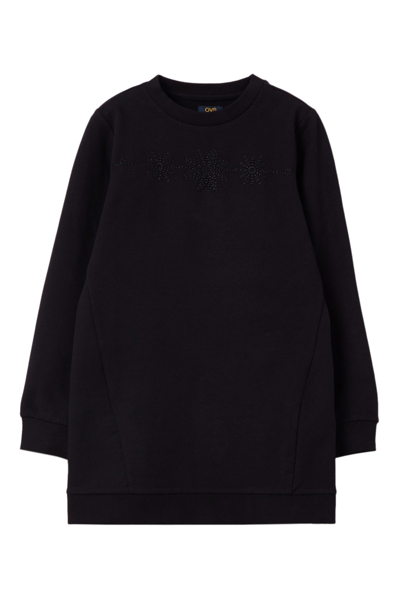 Robe sweat Noir