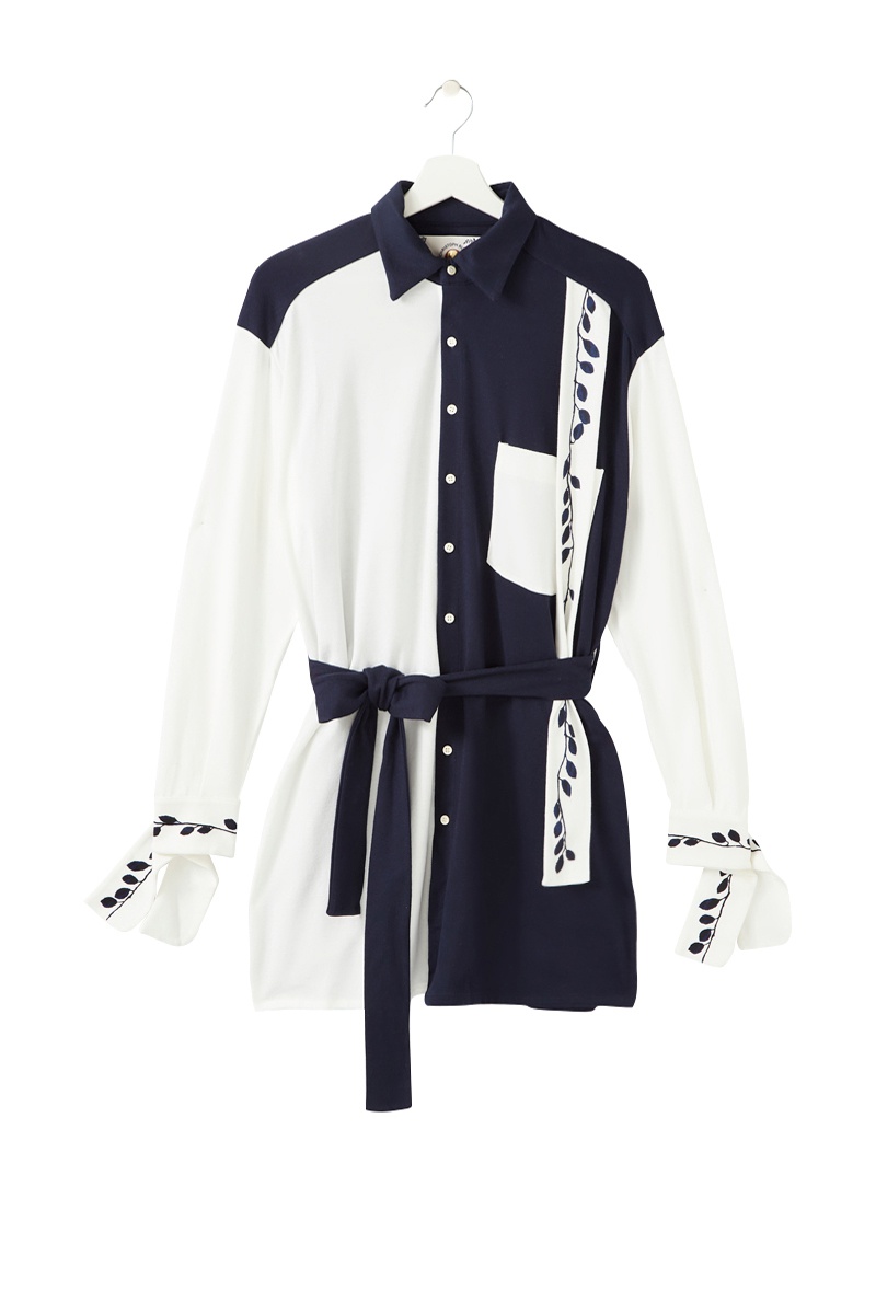 Robe chemise Noir et blanc