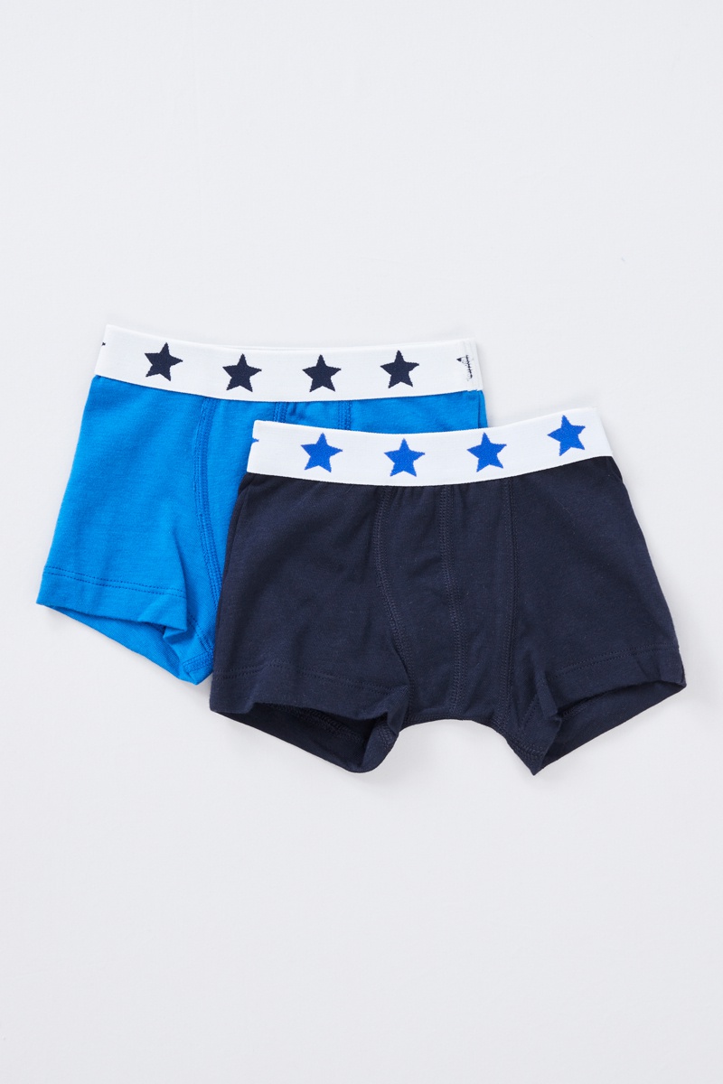 2 boxers Bleu